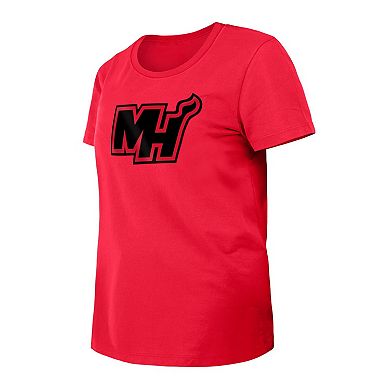 Women's New Era Red Miami Heat 2023/24 City Edition T-Shirt
