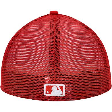 Men's New Era White/Red Washington Nationals 2023 On-Field Batting Practice Low Profile 59FIFTY Fitted Hat