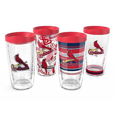 Tervis St. Louis Cardinals Four-Pack 16oz. Classic Tumbler Set