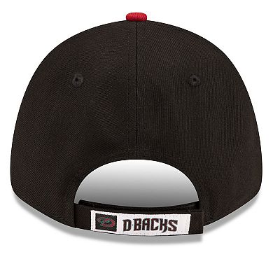 Men's New Era  Black/Red Arizona Diamondbacks Road The League 9FORTY Adjustable Hat
