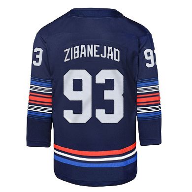 Youth Mika Zibanejad Navy New York Rangers Alternate Premier Player Jersey