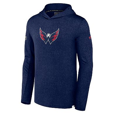 Men's Fanatics Branded Navy Washington Capitals Authentic Pro Lightweight Pullover Hoodie