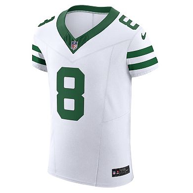 Men's Nike Aaron Rodgers Legacy White New York Jets Vapor F.U.S.E. Elite Jersey