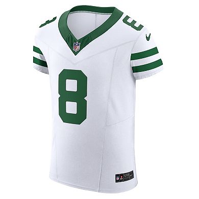 Men's Nike Aaron Rodgers Legacy White New York Jets  Vapor F.U.S.E. Elite Jersey