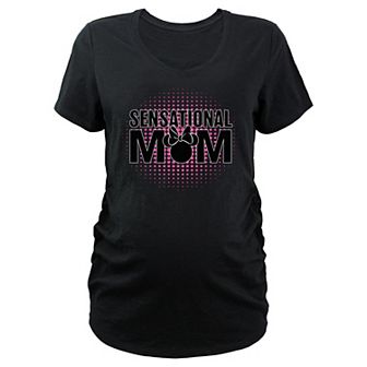 Maternity Minnie Mouse Sensational Mom V-Neck Graphic Tee