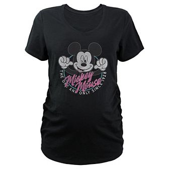 Maternity Mickey Mouse The One And Only V-Neck Graphic Tee