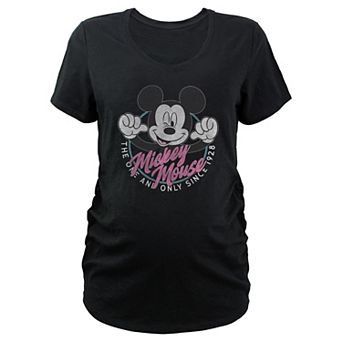 Maternity Mickey Mouse The One And Only V-Neck Graphic Tee