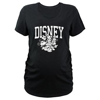 Maternity Mickey Mouse And Friends Disney Group V-Neck Graphic Tee