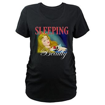Maternity Sleeping Beauty Aurora Sleeping V-Neck Graphic Tee