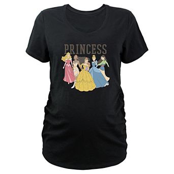 Maternity Disney Princess Varsity Team V-Neck Graphic Tee