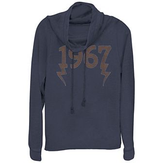 Women's Plus 1967 Cowlneck Graphic Lightweight Long Sleeve