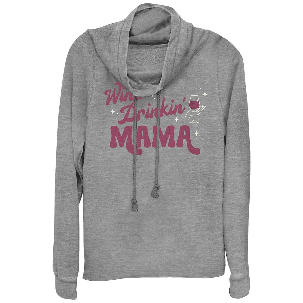 Plus Size Wine Graphic Pullover