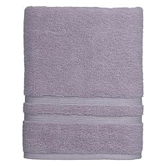 Mainstays Performance Solid Bath Sheet 2-Piece Set, Blue Linen