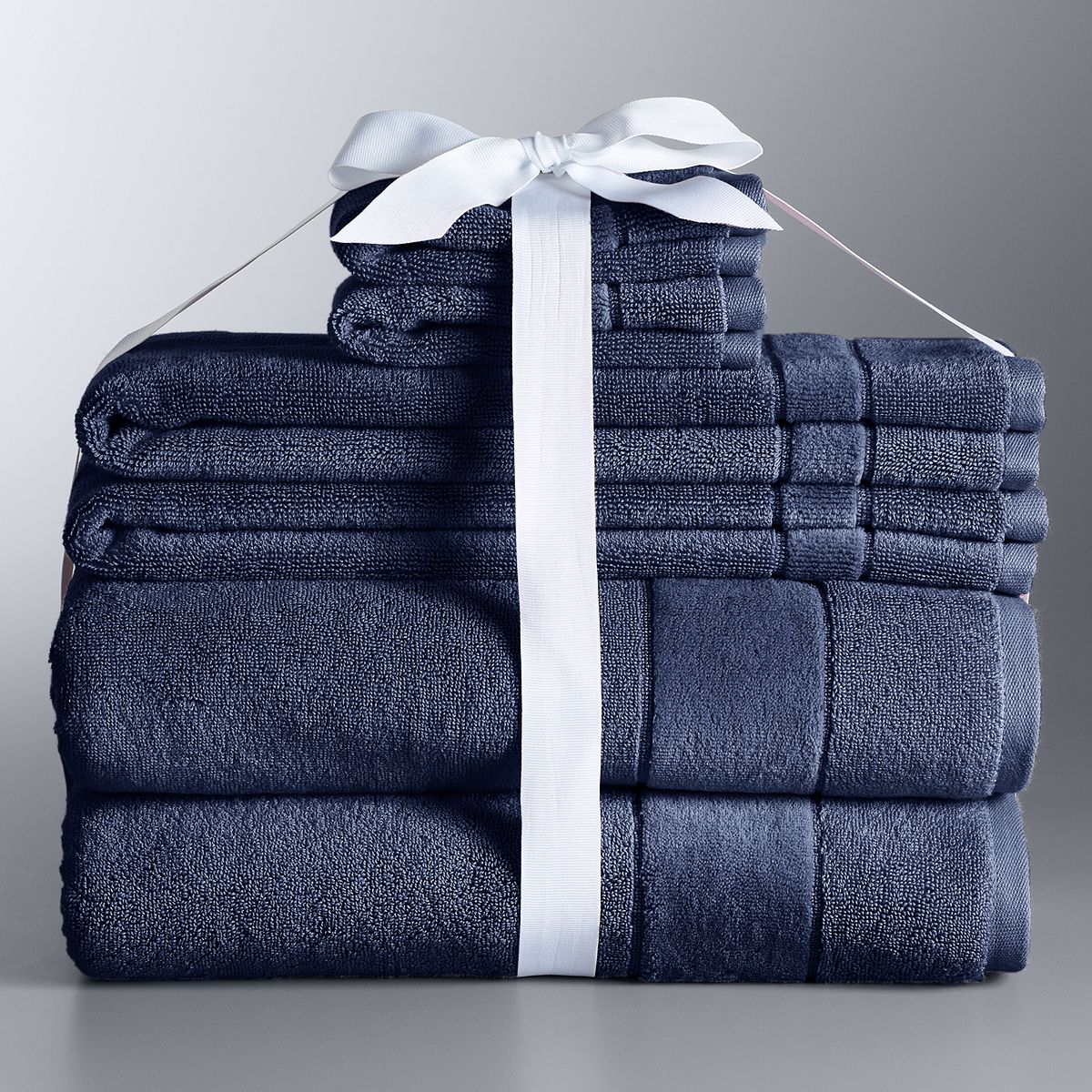 Simply Vera Vera Wang 6-piece Turkish Cotton Bath Towel Set - Midnight