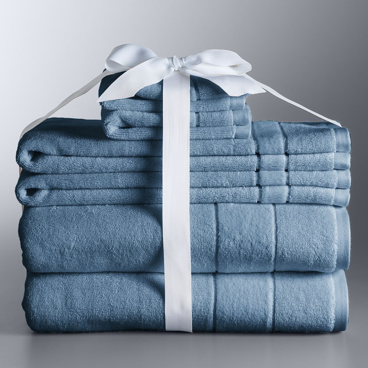 Simply Vera Vera Wang 6-piece Turkish Cotton Bath Towel Set - Ocean Blue