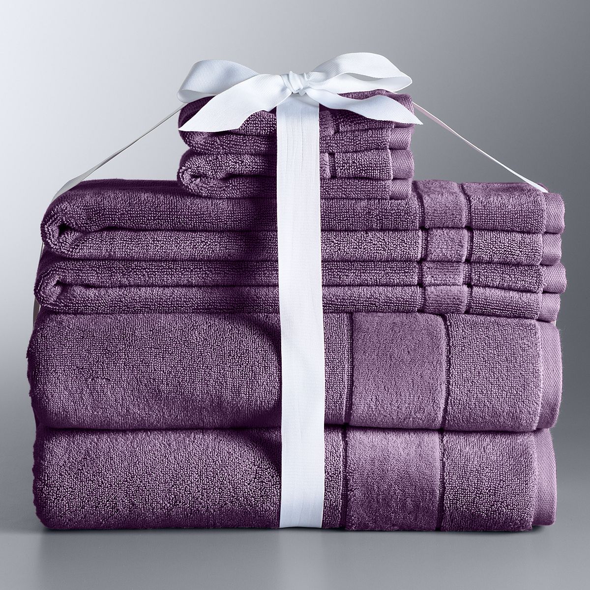 Simply Vera Vera Wang 6-piece Turkish Cotton Bath Towel Set - Orchid