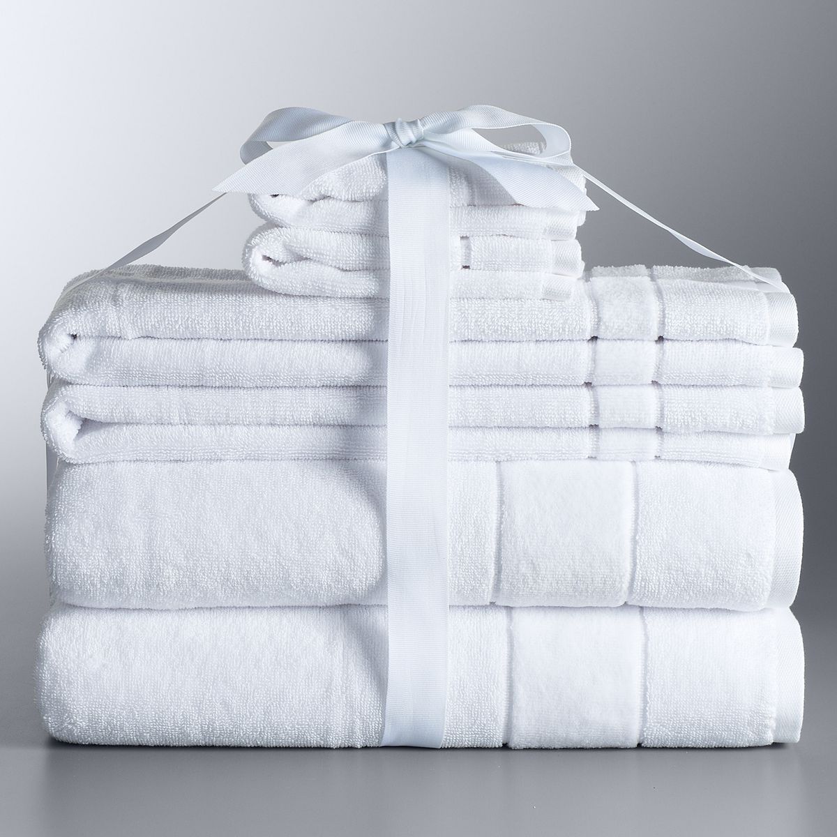 Simply Vera Vera Wang 6-piece Turkish Cotton Bath Towel Set - White