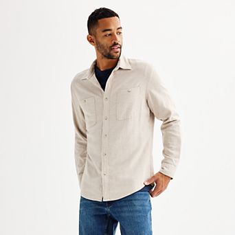 Men's Sonoma Goods For Life® Supersoft Flannel Button-Down Shirt