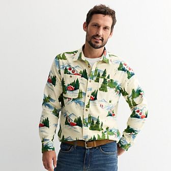 Men's Sonoma Goods For Life® Supersoft Flannel Button-Down Shirt
