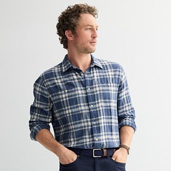 Men's Sonoma Goods For Life® Supersoft Flannel Button-Down Shirt