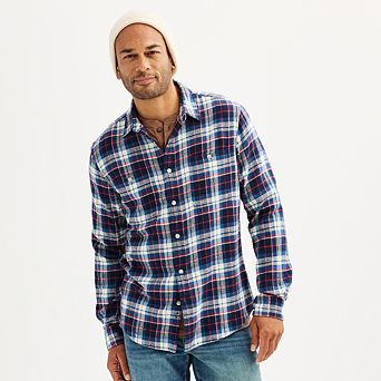 Men's Sonoma Goods For Life® Supersoft Flannel Button-Down Shirt
