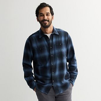 Men's Sonoma Goods For Life® Supersoft Flannel Button-Down Shirt
