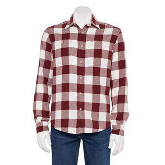 Men's Sonoma Goods For Life® Supersoft Flannel Button-Down Shirt