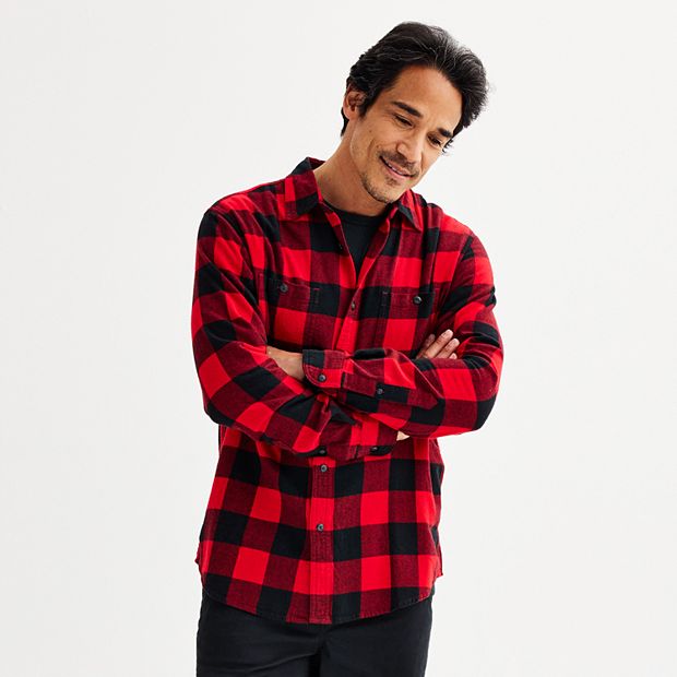 Kohls flannel shirts discount
