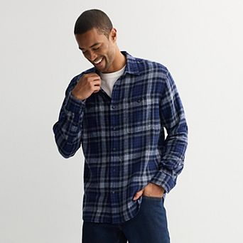 Men's Sonoma Goods For Life® Supersoft Flannel Button-Down Shirt