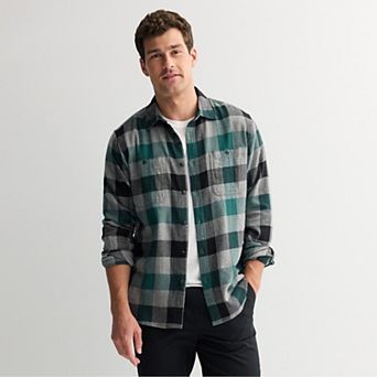Men's Sonoma Goods For Life® Supersoft Flannel Button-Down Shirt