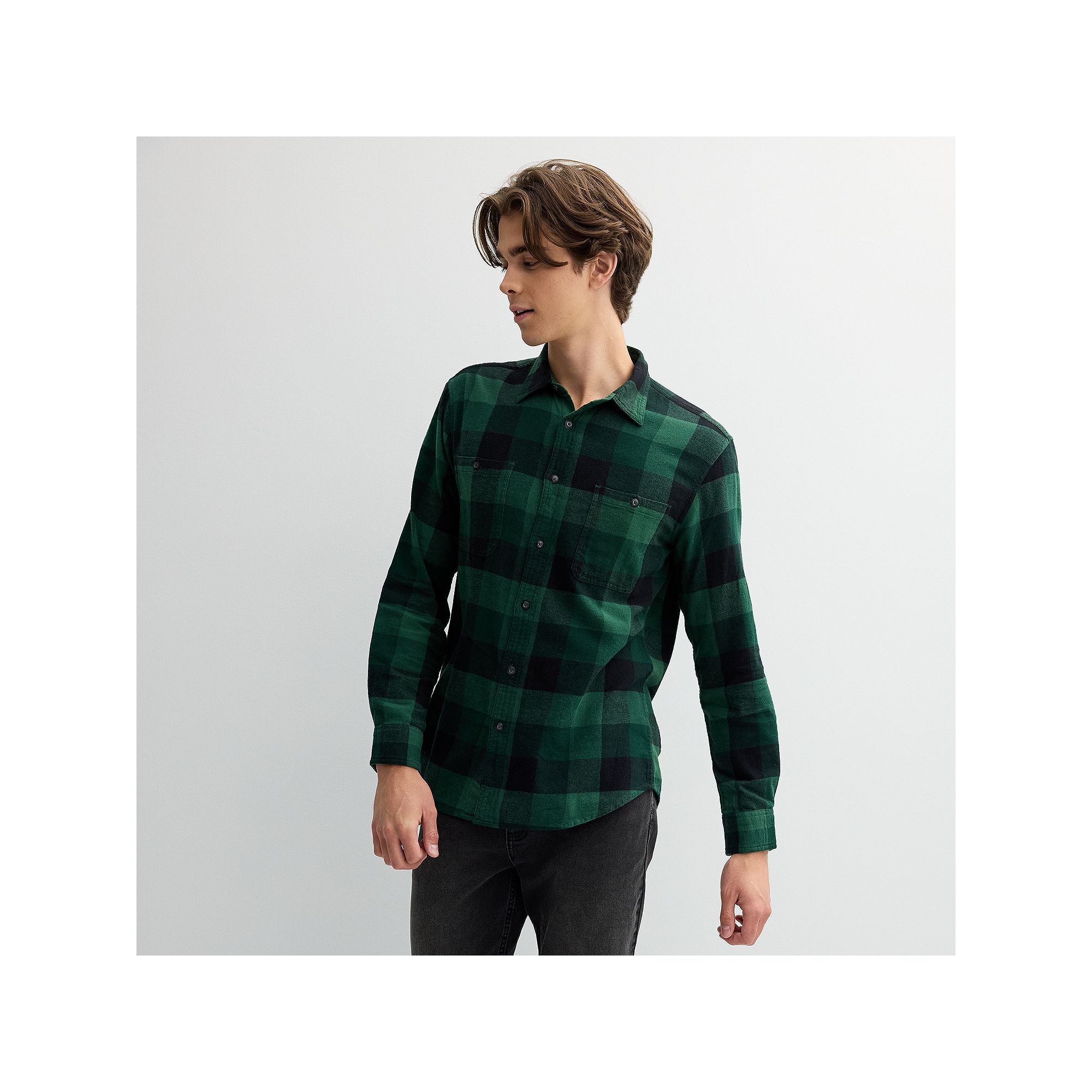 Mens Sonoma Goods For Life® Supersoft Flannel Button-Down Shirt, Size: Sm