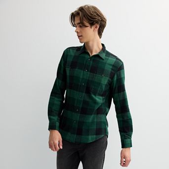 Men's Sonoma Goods For Life® Supersoft Flannel Button-Down Shirt