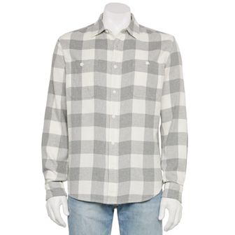 Men's Sonoma Goods For Life® Supersoft Flannel Button-Down Shirt