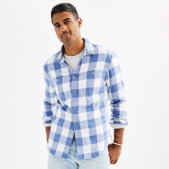 Men's Sonoma Goods For Life® Supersoft Flannel Button-Down Shirt