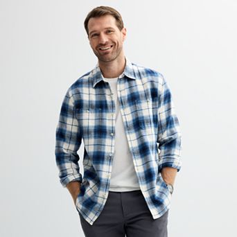 Men's Sonoma Goods For Life® Supersoft Flannel Button-Down Shirt