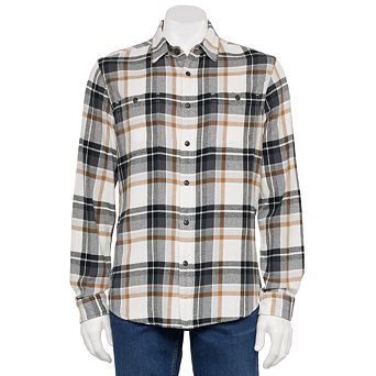 Men's Sonoma Goods For Life® Supersoft Flannel Button-Down Shirt