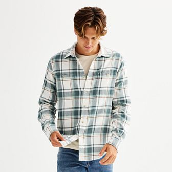 Men's Sonoma Goods For Life® Supersoft Flannel Button-Down Shirt