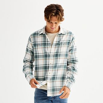 Men's Sonoma Goods For Life® Supersoft Flannel Button-Down Shirt