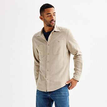 Men's Sonoma Goods For Life® Supersoft Flannel Button-Down Shirt
