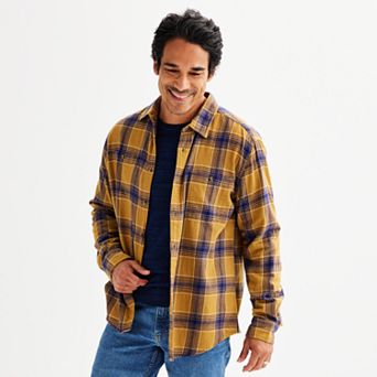 Men's Sonoma Goods For Life® Supersoft Flannel Button-Down Shirt