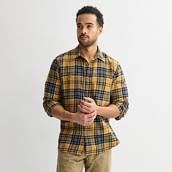 Men's Sonoma Goods For Life® Supersoft Flannel Button-Down Shirt