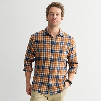 Men's Sonoma Goods For Life® Supersoft Flannel Button-Down Shirt