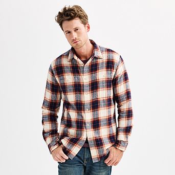 Men's Sonoma Goods For Life® Supersoft Flannel Button-Down Shirt