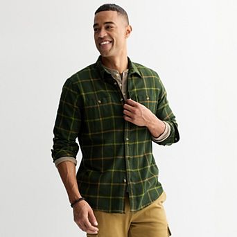 Men's Sonoma Goods For Life® Supersoft Flannel Button-Down Shirt