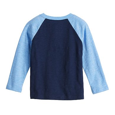 Baby & Toddler Boy Jumping Beans® Long Sleeve Raglan Henley T-Shirt