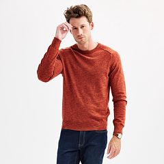 Burnt orange sweater on sale mens