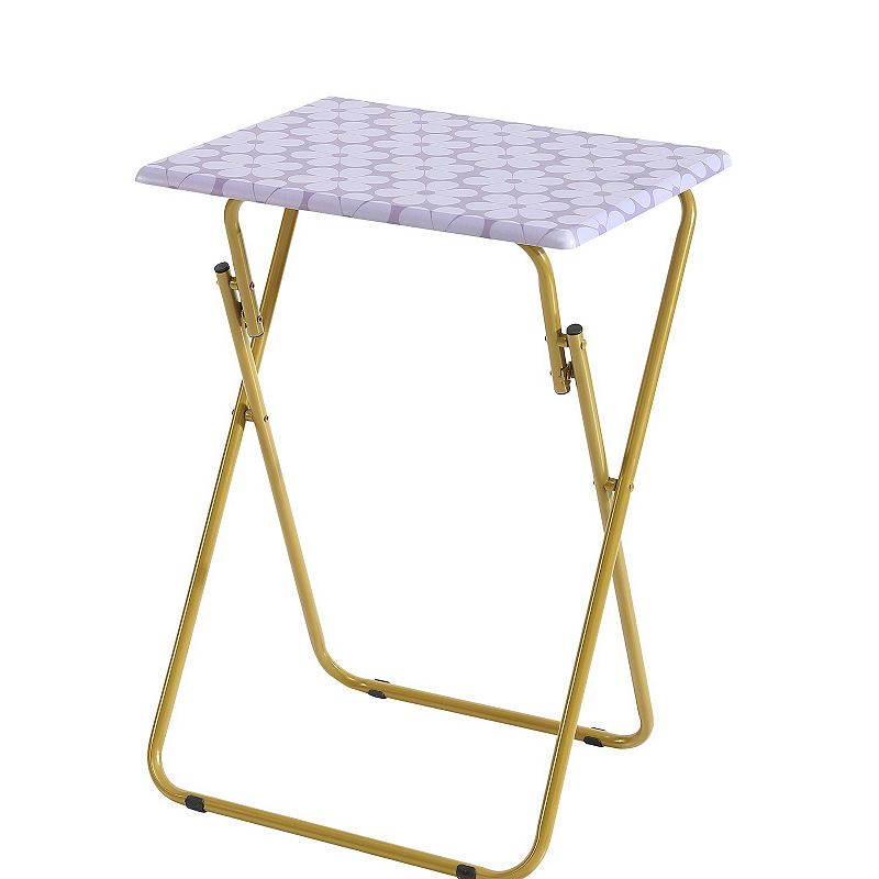 Aeropostale Portable Folding Tray Table, Purple