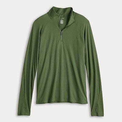 Men's Tek Gear® Long Sleeve Quarter Zip Pullover