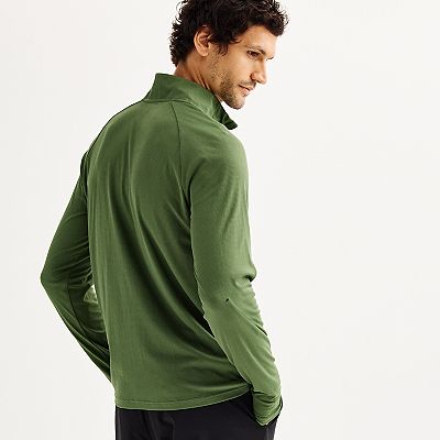 Men's Tek Gear® Long Sleeve Quarter Zip Pullover