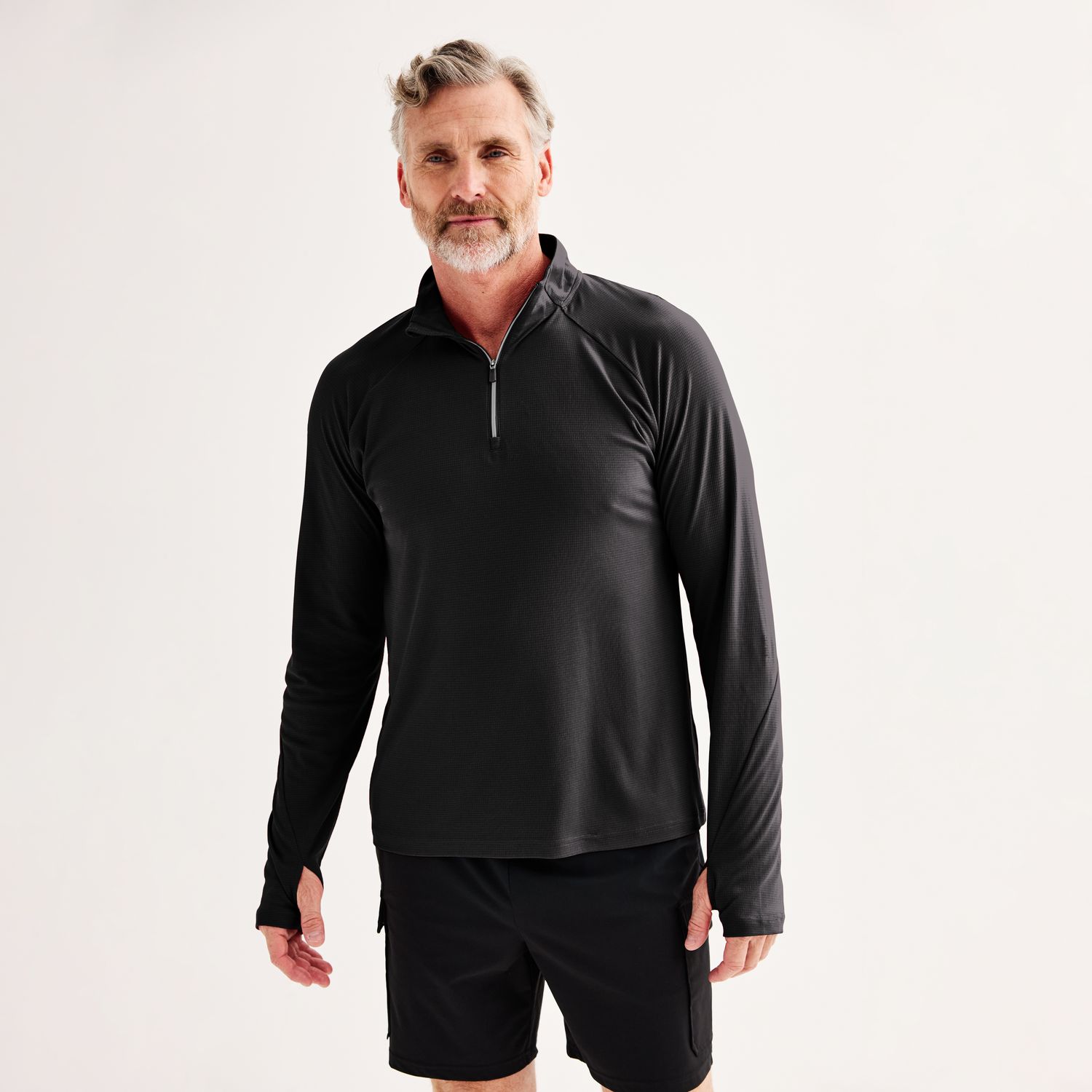 Pullover Tek Gear Unisexe Taille 3X - Gris Coton - Manches Longues, Poches - Occasion